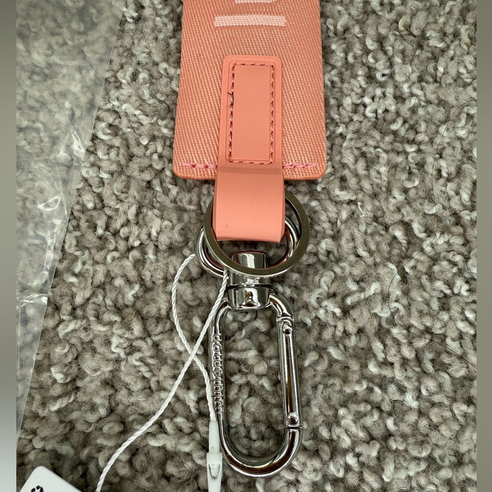 Lululemon Pink Never Lost Keychain - Picture 2 of 6